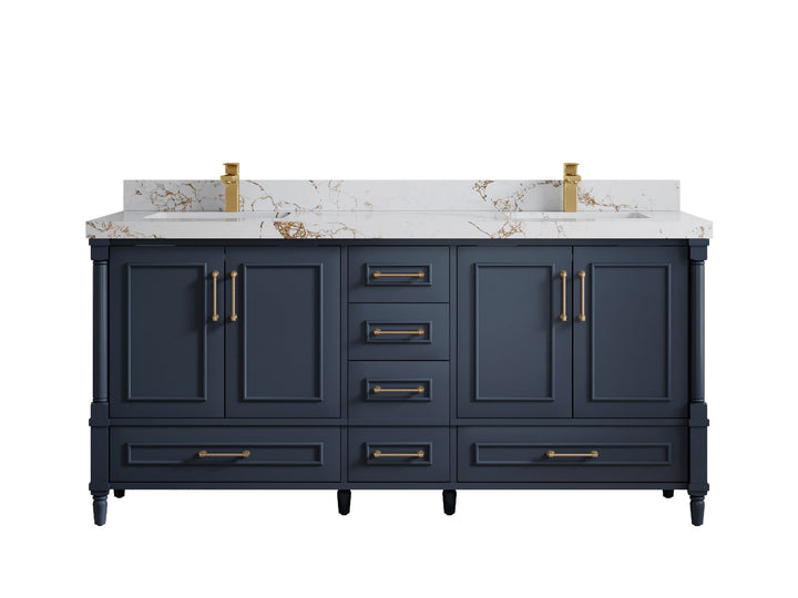 Aberdeen 72 in. W x 22 in. D Double Sink Bathroom Vanity - photo 36