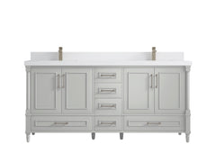 Aberdeen 72 in. W x 22 in. D Double Sink Bathroom Vanity - photo 43