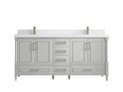 Aberdeen 72 in. W x 22 in. D Double Sink Bathroom Vanity - Willow Bath and Vanity