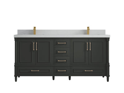 Aberdeen 72 in. W x 22 in. D Double Sink Bathroom Vanity - Willow Bath and Vanity