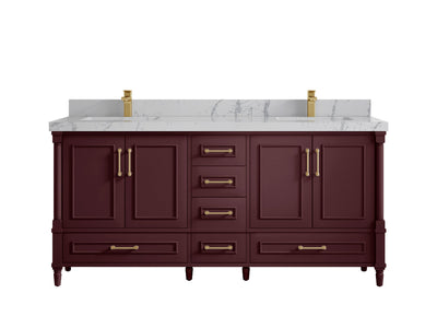 Aberdeen 72 in. W x 22 in. D Double Sink Bathroom Vanity - Willow Bath and Vanity