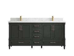 Aberdeen 72 in. W x 22 in. D Double Sink Bathroom Vanity - photo 15