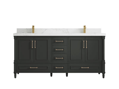 Aberdeen 72 in. W x 22 in. D Double Sink Bathroom Vanity - Willow Bath and Vanity
