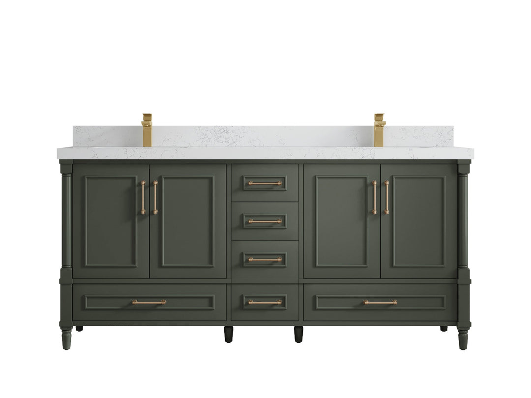 Aberdeen 72 in. W x 22 in. D Double Sink Bathroom Vanity - Willow Bath and Vanity