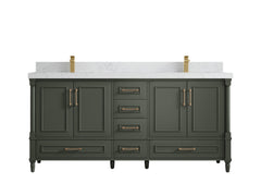 Aberdeen 72 in. W x 22 in. D Double Sink Bathroom Vanity - photo 26