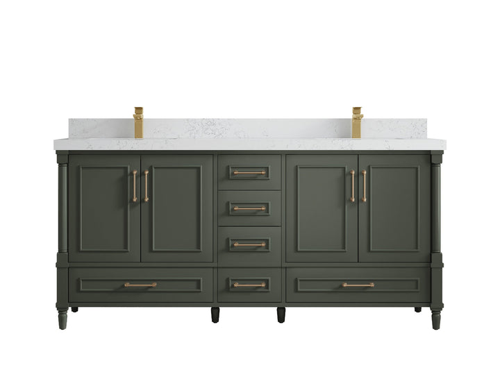 Aberdeen 72 in. W x 22 in. D Double Sink Bathroom Vanity - photo 26