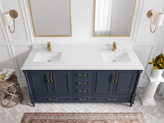 Aberdeen 72 in. W x 22 in. D Double Sink Bathroom Vanity - photo 23