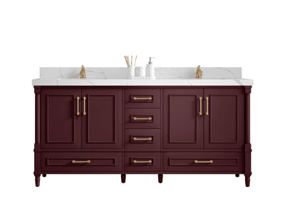 Aberdeen 72 in. W x 22 in. D Double Sink Bathroom Vanity - Willow Bath and Vanity