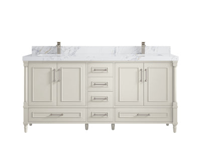 Aberdeen 72 in. W x 22 in. D Double Sink Bathroom Vanity - Willow Bath and Vanity
