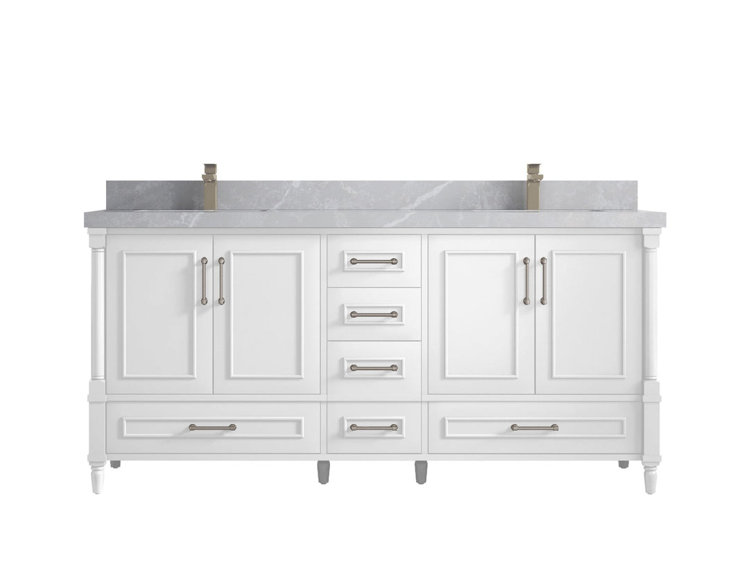 Aberdeen 72 in. W x 22 in. D Double Sink Bathroom Vanity - Willow Bath and Vanity