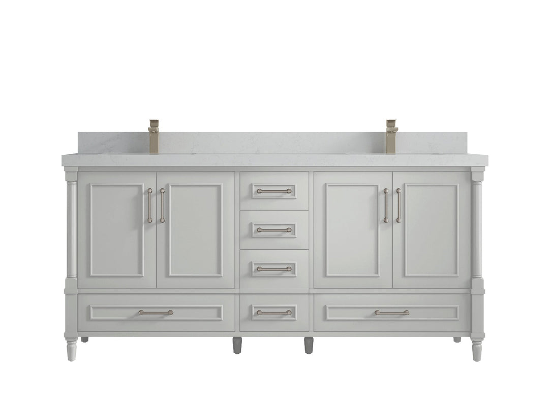 Aberdeen 72 in. W x 22 in. D Double Sink Bathroom Vanity - Willow Bath and Vanity