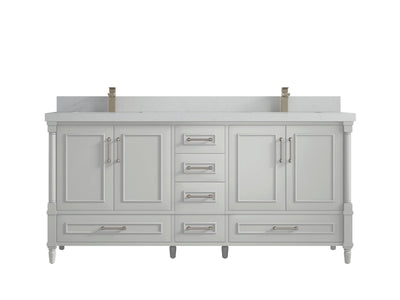 Aberdeen 72 in. W x 22 in. D Double Sink Bathroom Vanity - Willow Bath and Vanity