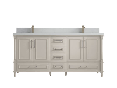 Aberdeen 72 in. W x 22 in. D Double Sink Bathroom Vanity - Willow Bath and Vanity