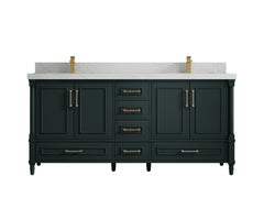 Aberdeen 72 in. W x 22 in. D Double Sink Bathroom Vanity - photo 1