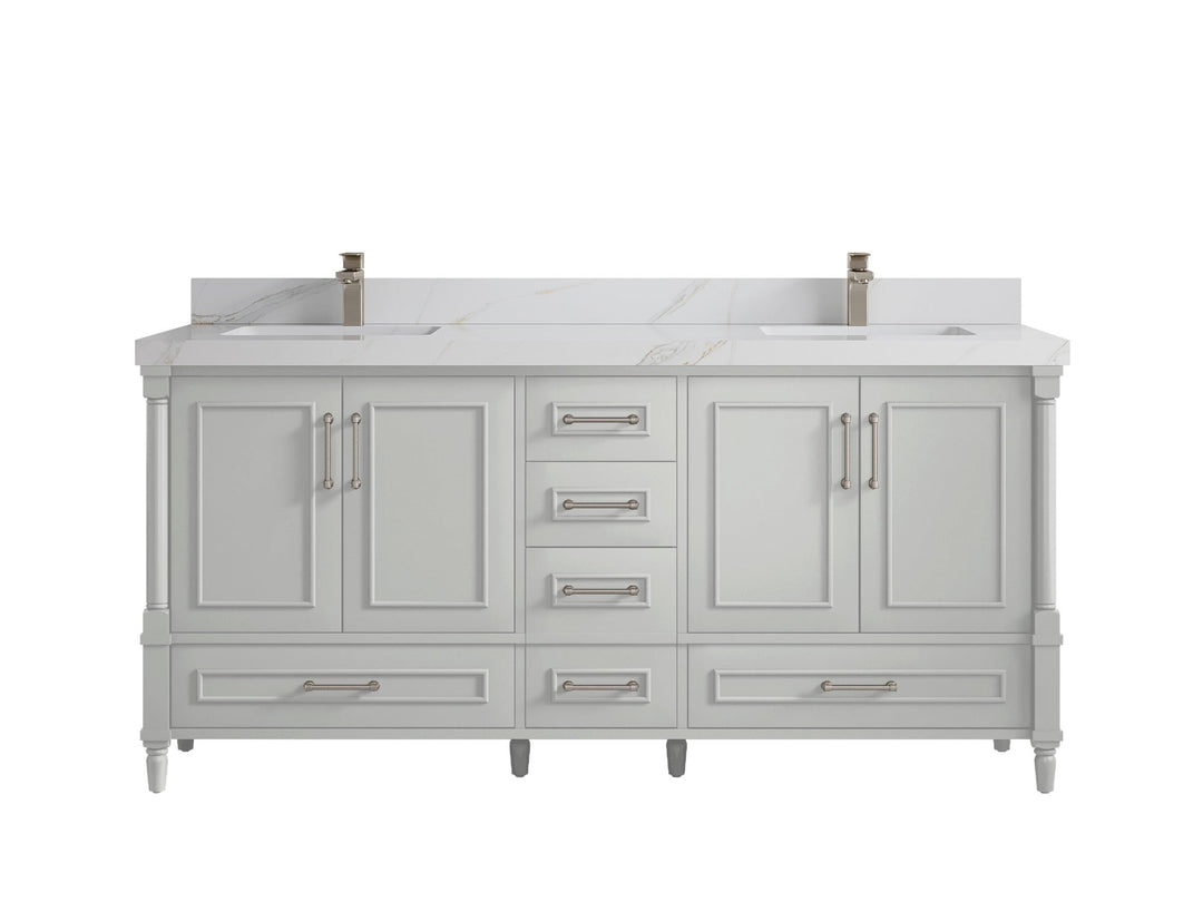 Aberdeen 72 in. W x 22 in. D Double Sink Bathroom Vanity - Willow Bath and Vanity