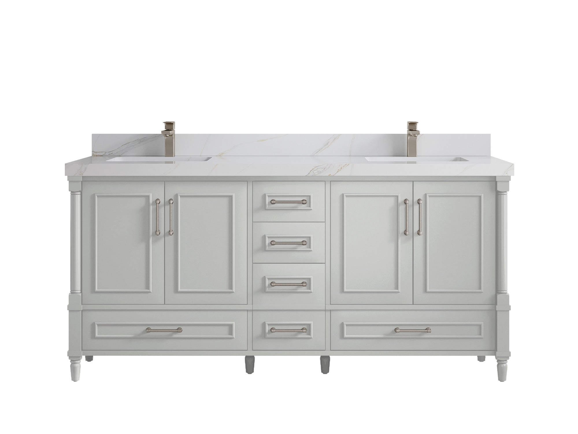 Aberdeen 72 in. W x 22 in. D Double Sink Bathroom Vanity - Willow Bath and Vanity