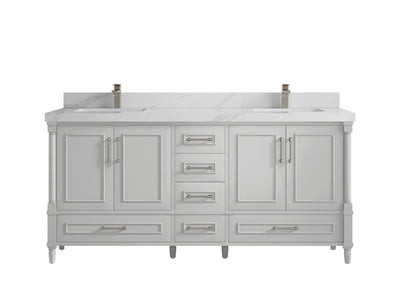 Aberdeen 72 in. W x 22 in. D Double Sink Bathroom Vanity - Willow Bath and Vanity