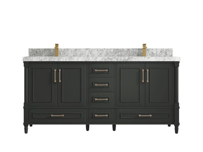 Aberdeen 72 in. W x 22 in. D Double Sink Bathroom Vanity - Willow Bath and Vanity
