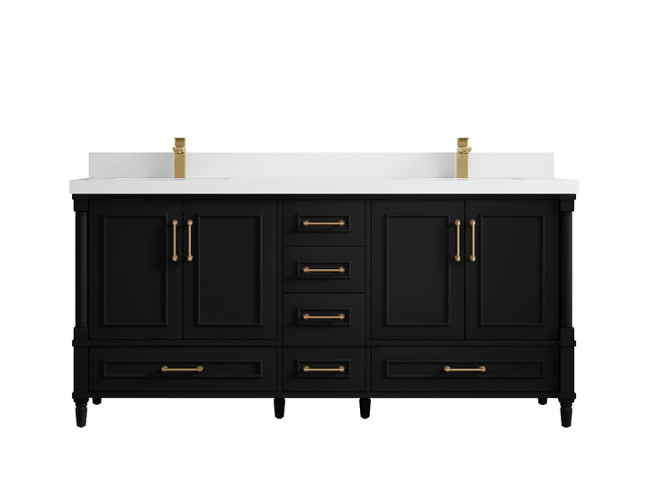 Aberdeen 72 in. W x 22 in. D Double Sink Bathroom Vanity - photo 43