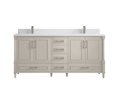 Aberdeen 72 in. W x 22 in. D Double Sink Bathroom Vanity - Willow Bath and Vanity