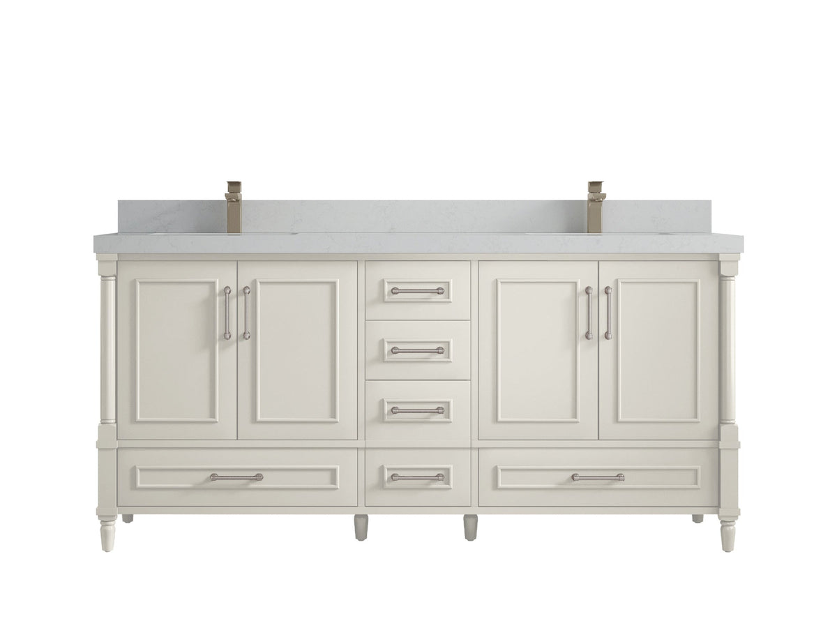 Aberdeen 72 in. W x 22 in. D Double Sink Bathroom Vanity - Willow Bath and Vanity