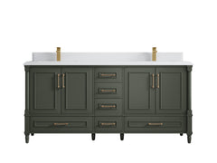 Aberdeen 72 in. W x 22 in. D Double Sink Bathroom Vanity - photo 24