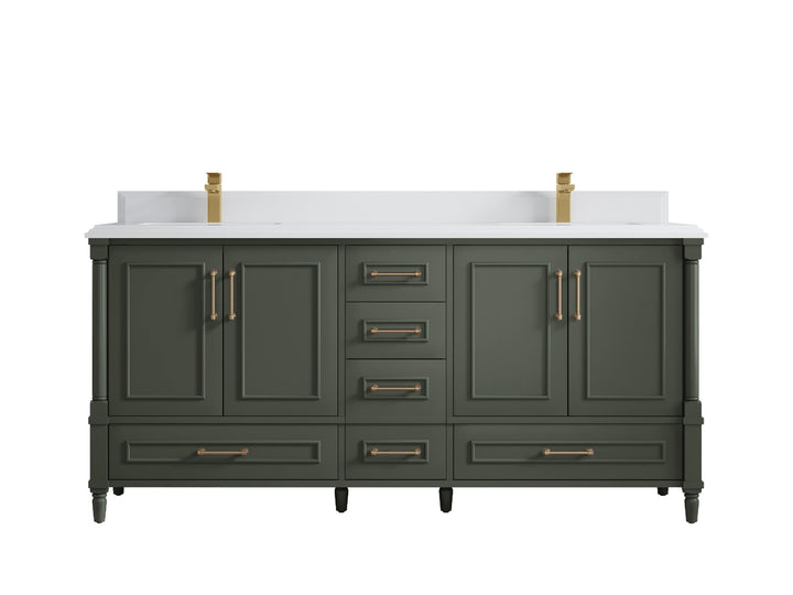Aberdeen 72 in. W x 22 in. D Double Sink Bathroom Vanity - photo 24