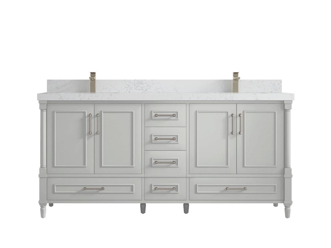 Aberdeen 72 in. W x 22 in. D Double Sink Bathroom Vanity - Willow Bath and Vanity