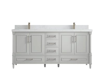 Aberdeen 72 in. W x 22 in. D Double Sink Bathroom Vanity - Willow Bath and Vanity