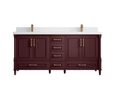 Aberdeen 72 in. W x 22 in. D Double Sink Bathroom Vanity - Willow Bath and Vanity
