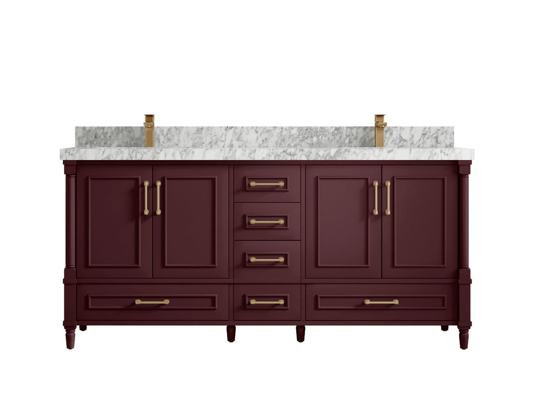 Aberdeen 72 in. W x 22 in. D Double Sink Bathroom Vanity - Willow Bath and Vanity