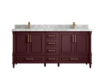 Aberdeen 72 in. W x 22 in. D Double Sink Bathroom Vanity - Willow Bath and Vanity