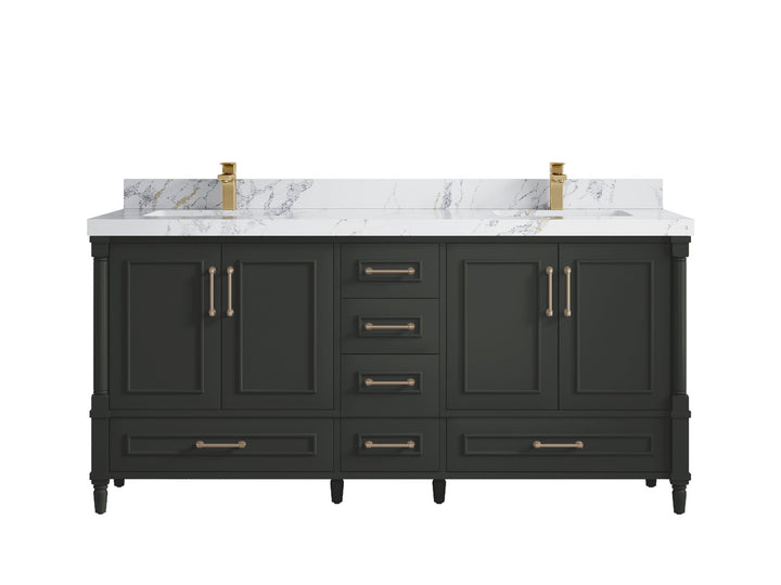 Aberdeen 72 in. W x 22 in. D Double Sink Bathroom Vanity - photo 17