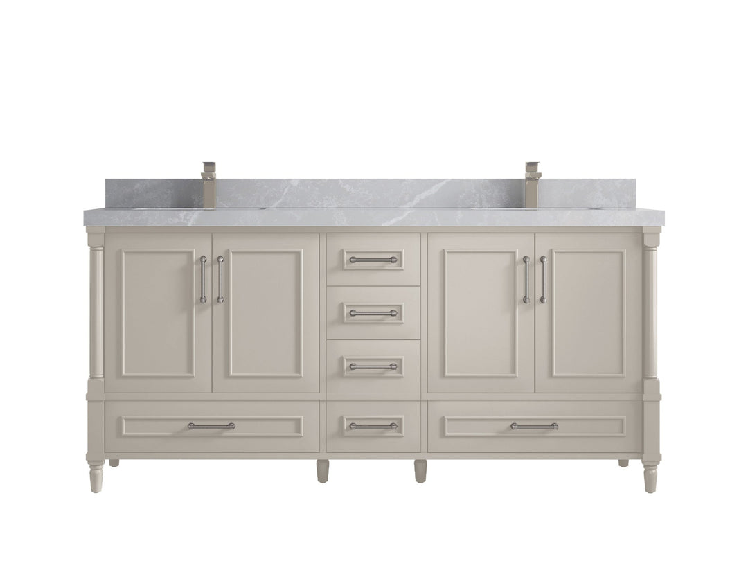 Aberdeen 72 in. W x 22 in. D Double Sink Bathroom Vanity - Willow Bath and Vanity