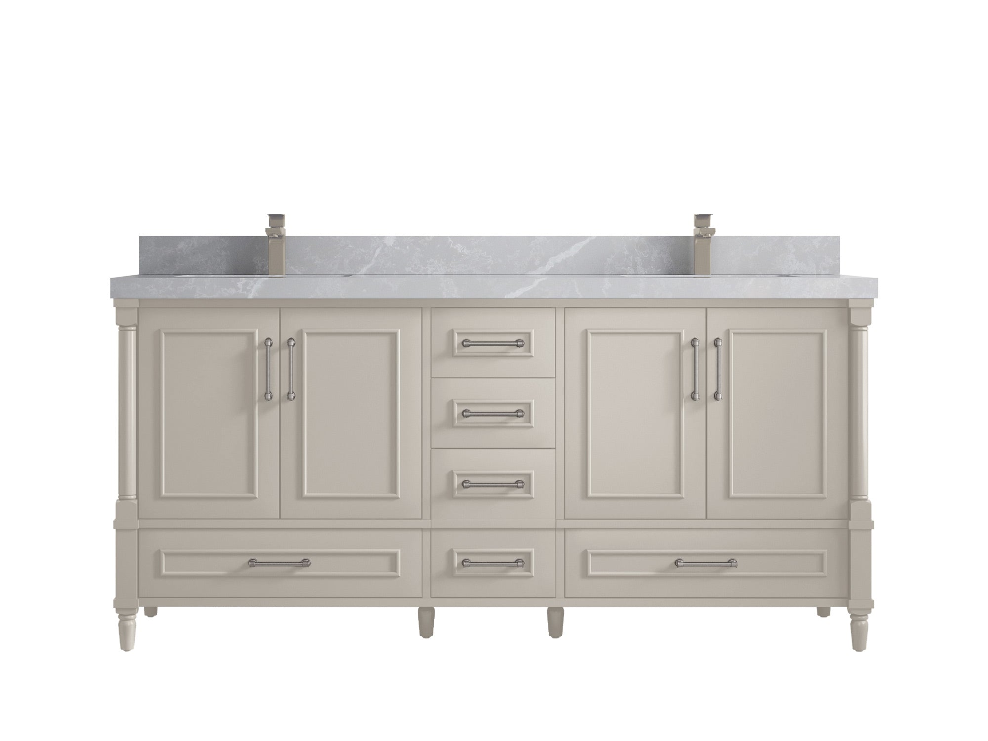 Aberdeen 72 in. W x 22 in. D Double Sink Bathroom Vanity - Willow Bath and Vanity