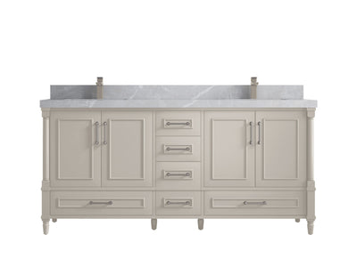 Aberdeen 72 in. W x 22 in. D Double Sink Bathroom Vanity - Willow Bath and Vanity