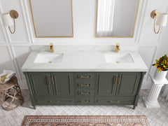 Aberdeen 72 in. W x 22 in. D Double Sink Bathroom Vanity - photo 17