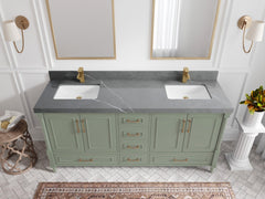 Aberdeen 72 in. W x 22 in. D Double Sink Bathroom Vanity - photo 32