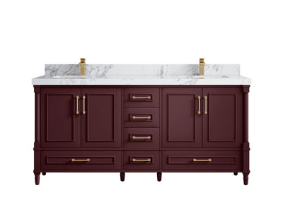Aberdeen 72 in. W x 22 in. D Double Sink Bathroom Vanity - Willow Bath and Vanity