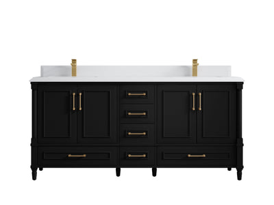 Aberdeen 72 in. W x 22 in. D Double Sink Bathroom Vanity - Willow Bath and Vanity
