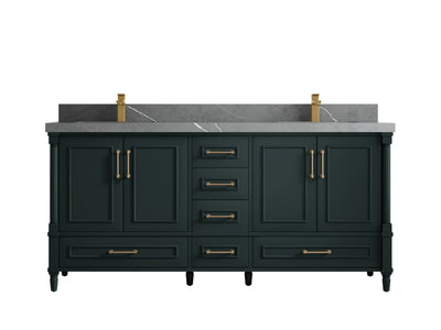 Aberdeen 72 in. W x 22 in. D Double Sink Bathroom Vanity - Willow Bath and Vanity