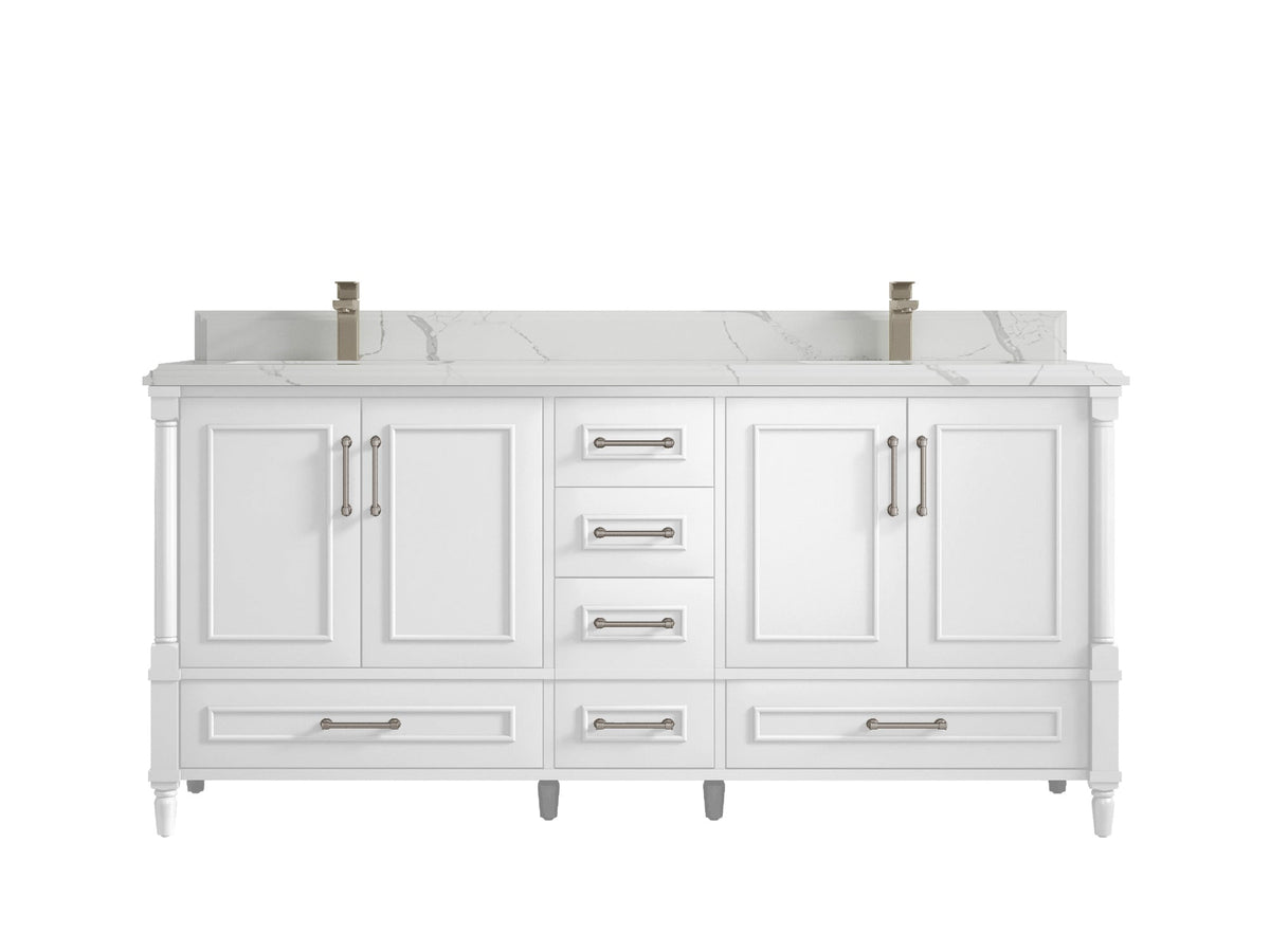 Aberdeen 72 in. W x 22 in. D Double Sink Bathroom Vanity - Willow Bath and Vanity