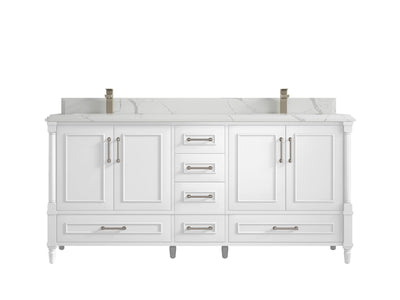 Aberdeen 72 in. W x 22 in. D Double Sink Bathroom Vanity - Willow Bath and Vanity