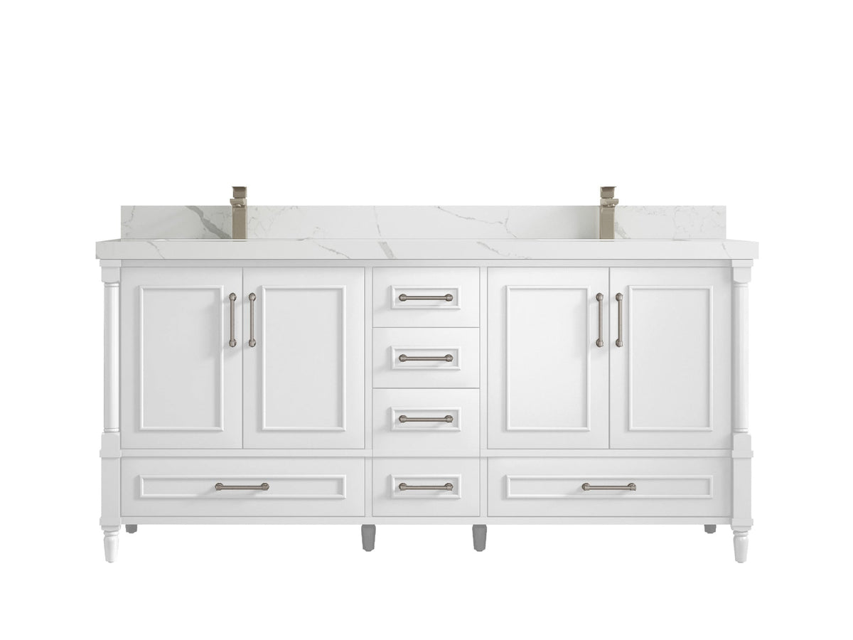 Aberdeen 72 in. W x 22 in. D Double Sink Bathroom Vanity - Willow Bath and Vanity
