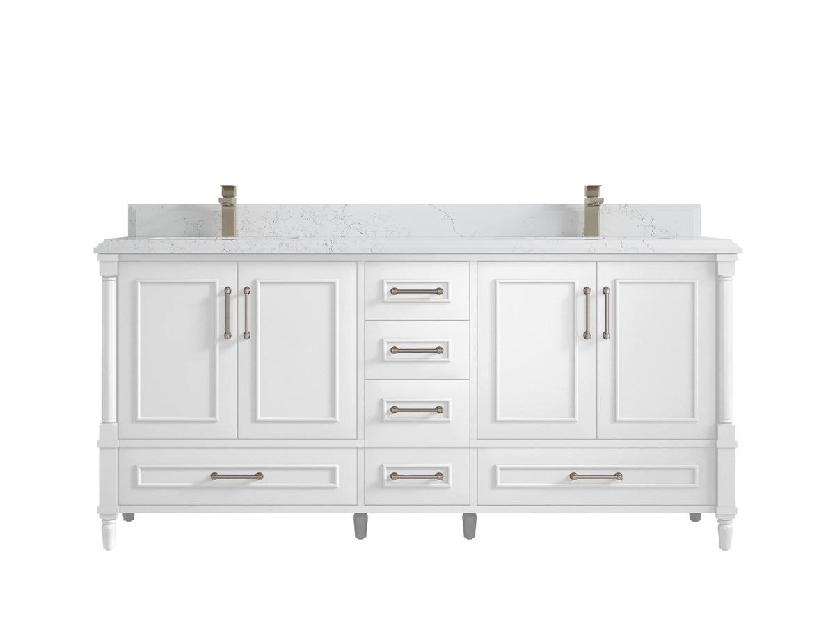 Aberdeen 72 in. W x 22 in. D Double Sink Bathroom Vanity - Willow Bath and Vanity