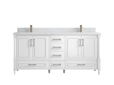 Aberdeen 72 in. W x 22 in. D Double Sink Bathroom Vanity - Willow Bath and Vanity