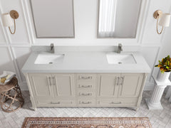 Aberdeen 72 in. W x 22 in. D Double Sink Bathroom Vanity - photo 19