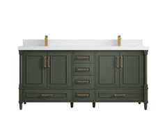 Aberdeen 72 in. W x 22 in. D Double Sink Bathroom Vanity - photo 40