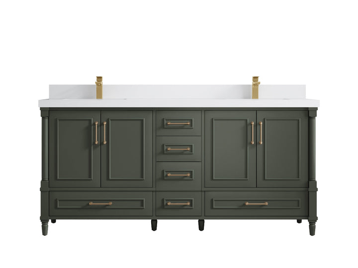 Aberdeen 72 in. W x 22 in. D Double Sink Bathroom Vanity - photo 40
