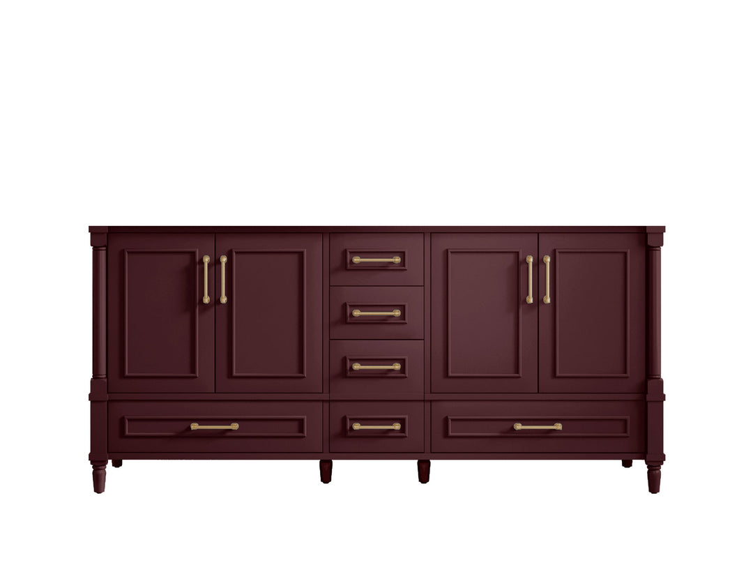 Aberdeen 72 in. W x 22 in. D Double Sink Bathroom Vanity - Willow Bath and Vanity